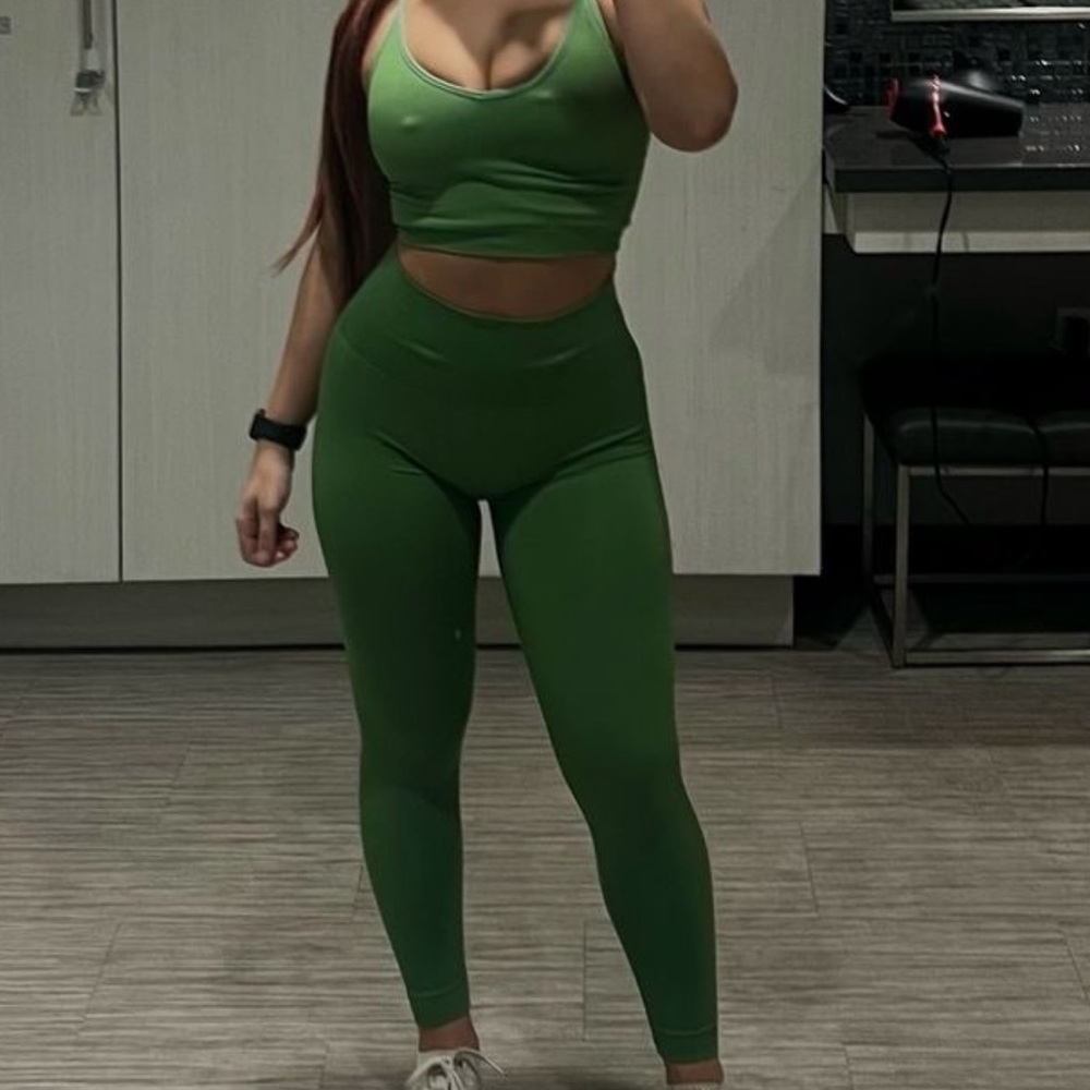 SET Active Green Leggings for Activewear